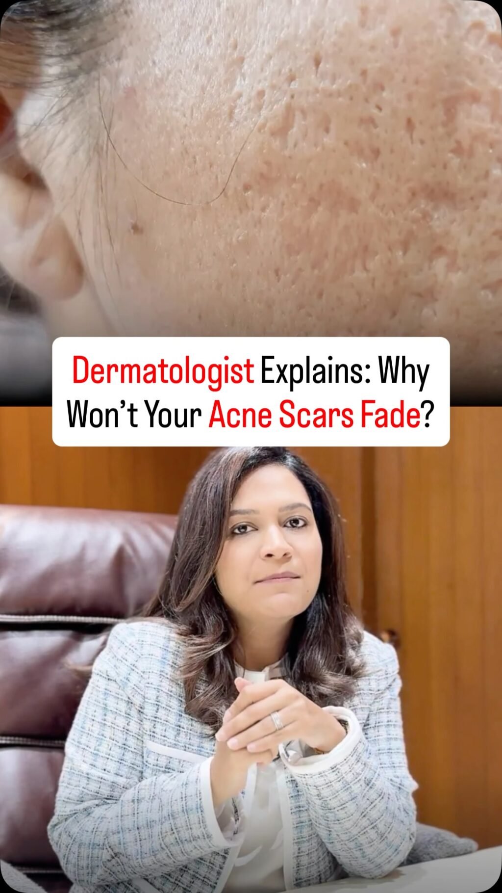 Instagram post from drnidhipatel.dermatologist. This post is in position 1.