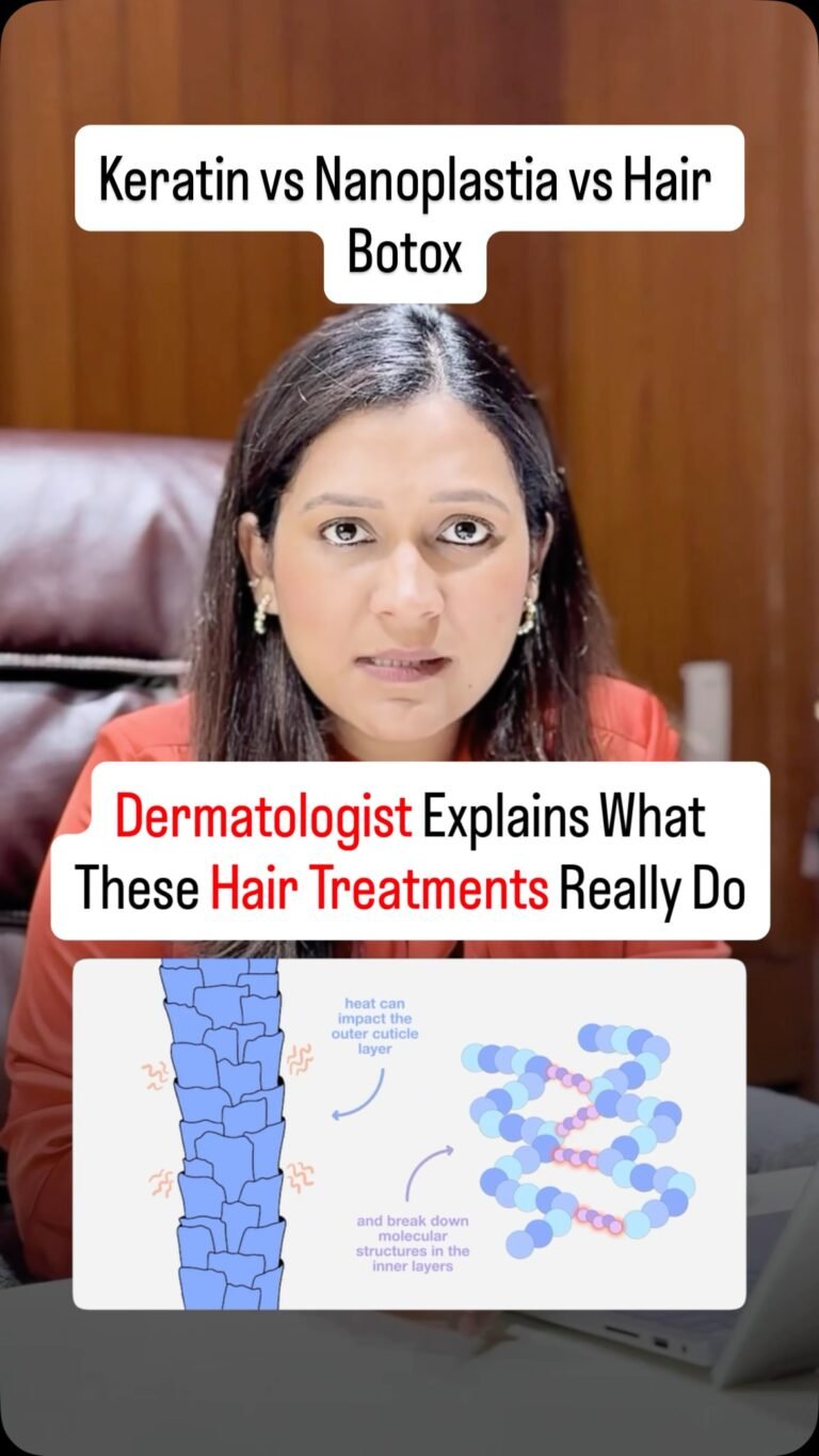 Instagram post from drnidhipatel.dermatologist. This post is in position 1.
